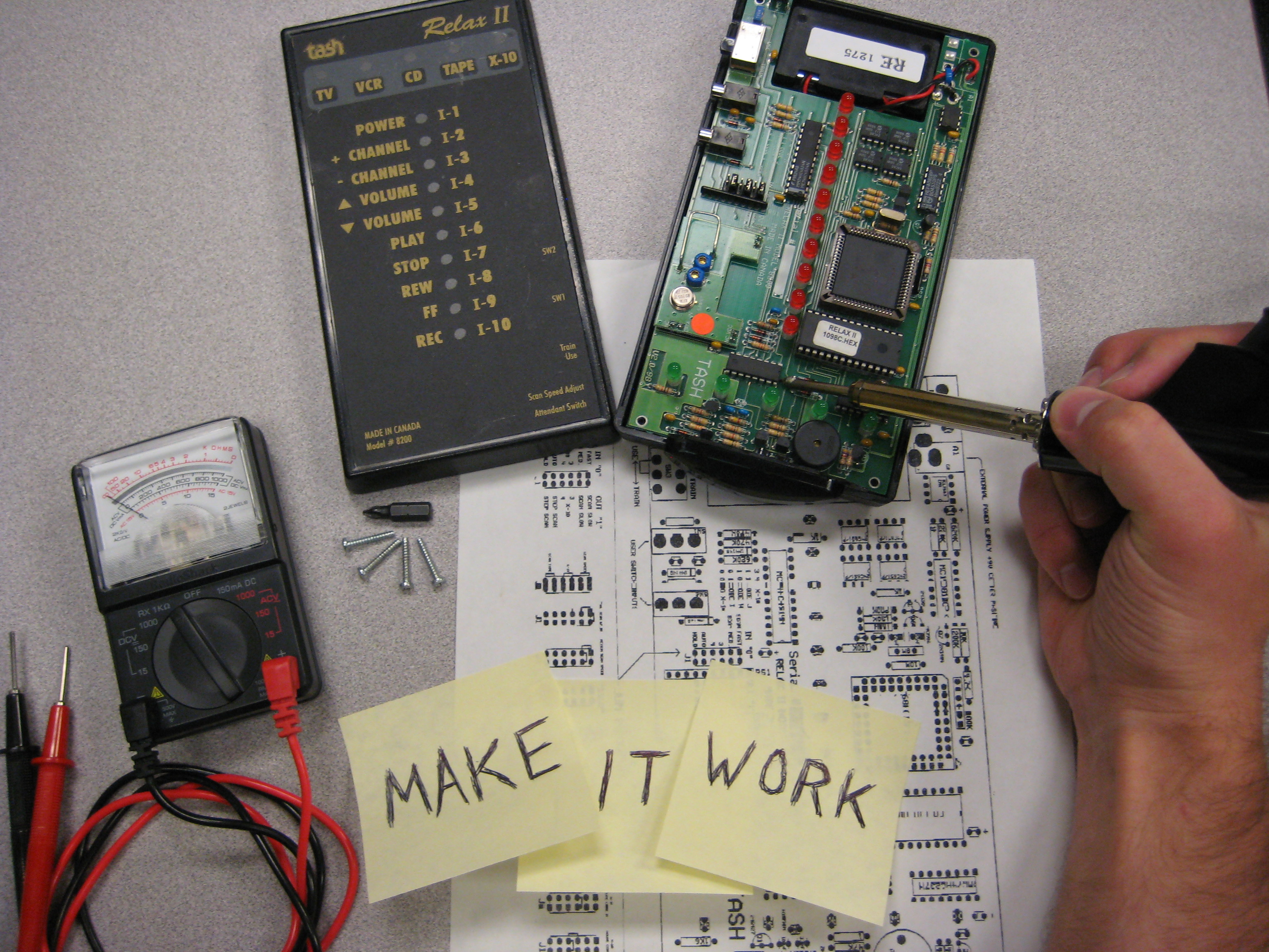 Performing electronics repairs